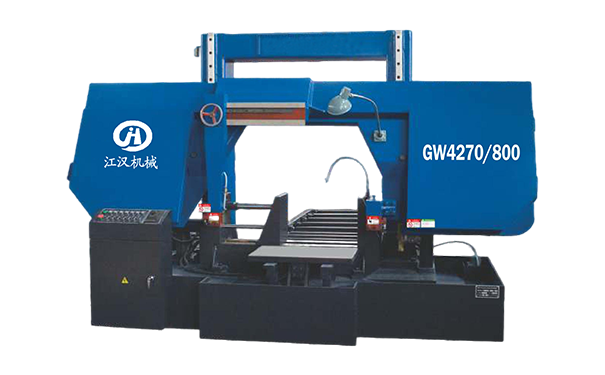 白玉GW4270/800双柱龙门卧式带锯床